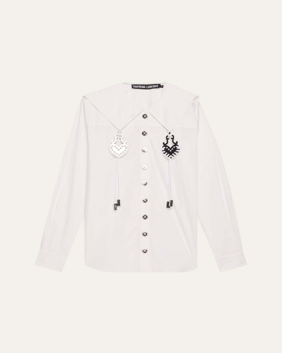 Ossel Charmed Sailor Poplin Shirt